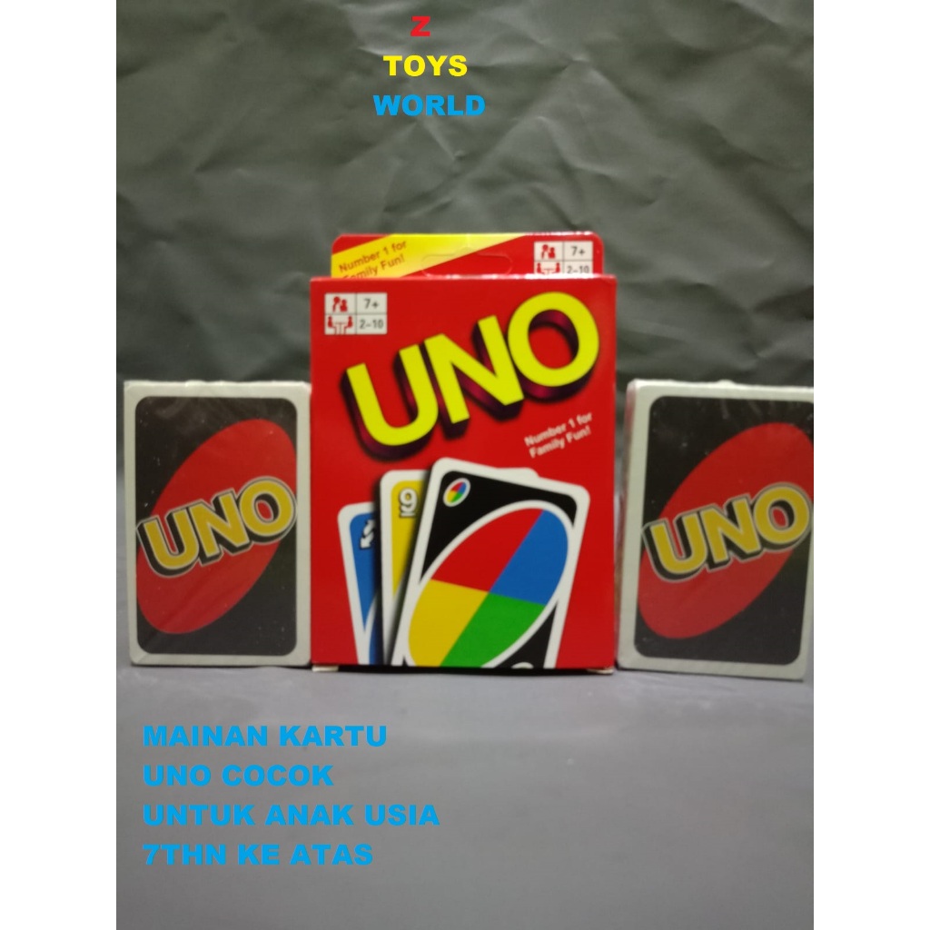 MAINAN KARTU UNO COCOK MAIN BERSAMA TEMAN-TEMANNYA