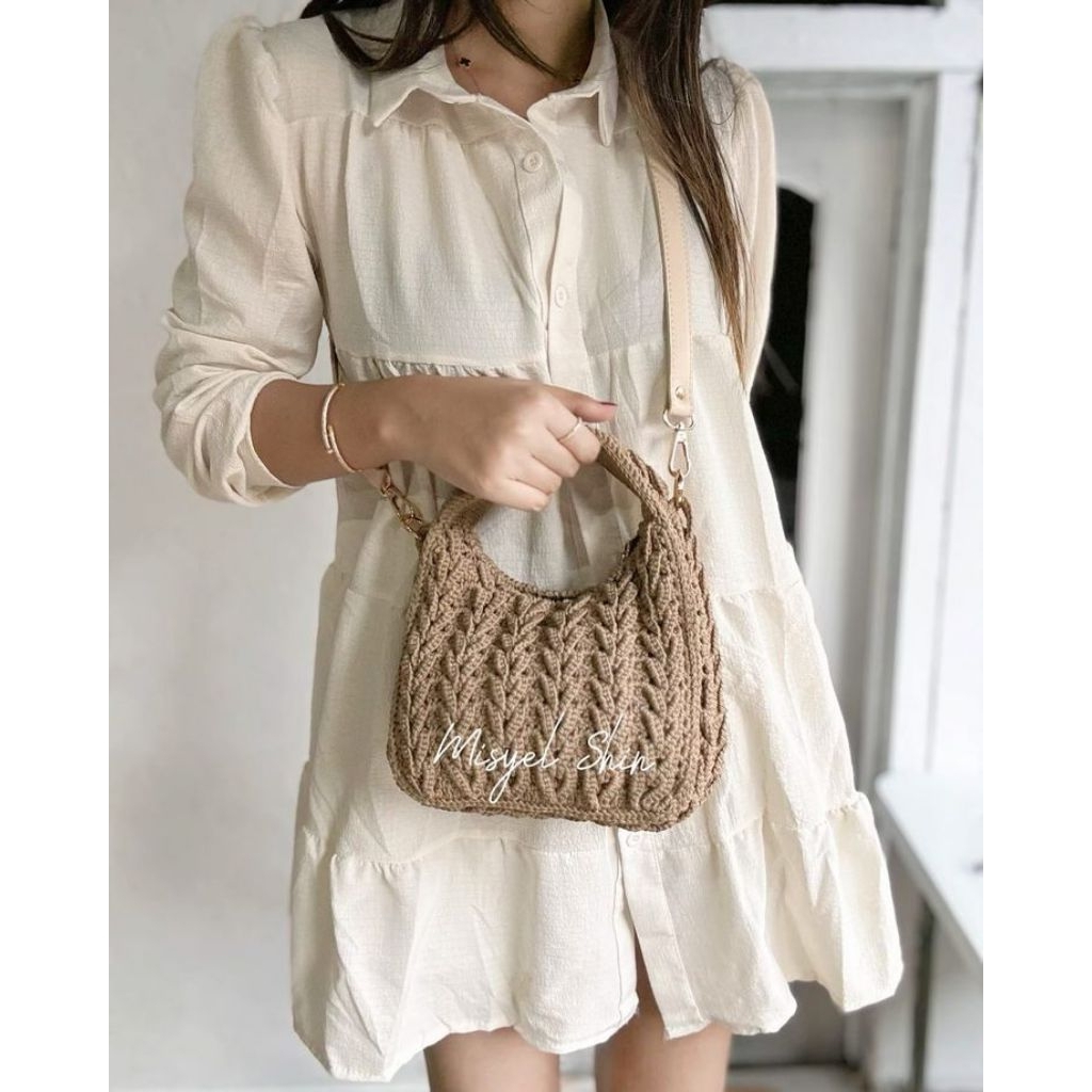 MiuMiu Bag | Tas Rajut MiuMiu | Crochet | Handmade | By Sura