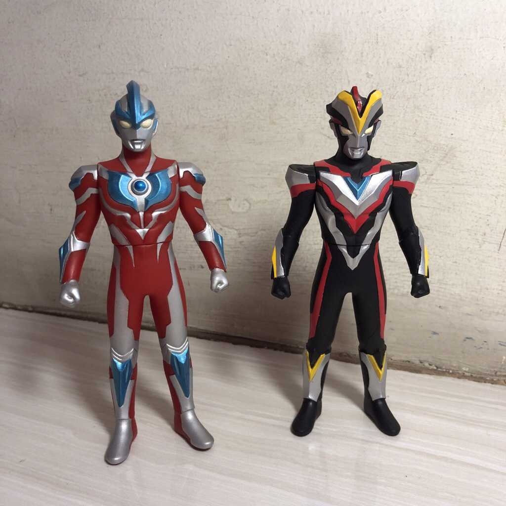Bandai Vinyl Ultraman Ginga Gingga Victory 13cm Rsh Uhs Action Figure Mainan Hadiah Koleksi Anak