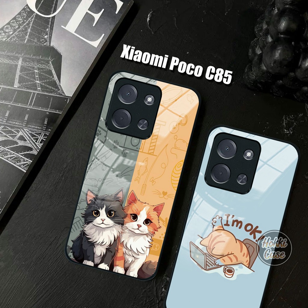 Case Poco C85 - Softcase Glass Kaca Poco C85 - Casing Hp Poco C85 - Silikon Poco C85 - Kesing Xiaomi