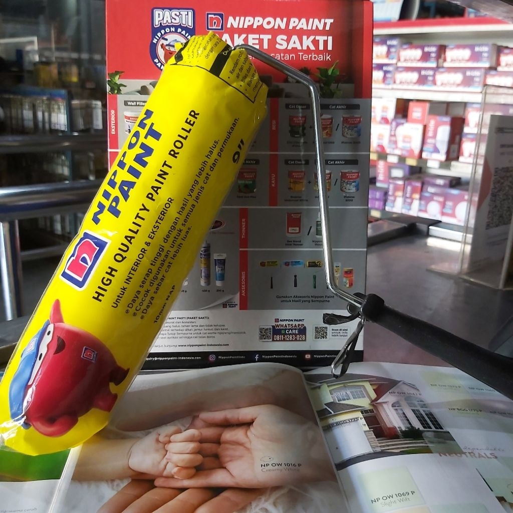 Nippon Paint Kuas Rol Interior & Eksterior 9" | Nippon Paint Refill Rol Interior & Eksterior 9"
