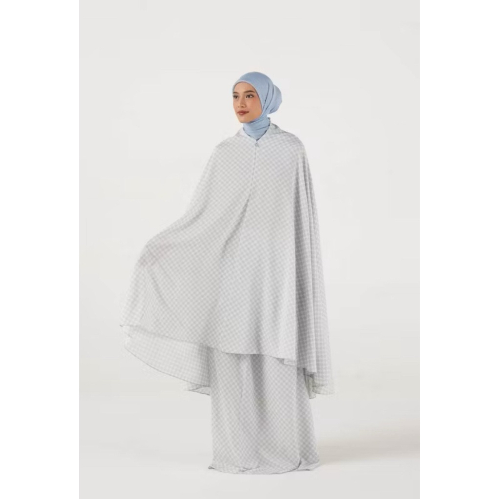 Ria Miranda - Noora Monogram Prayer Set - Grey - PRELOVED 