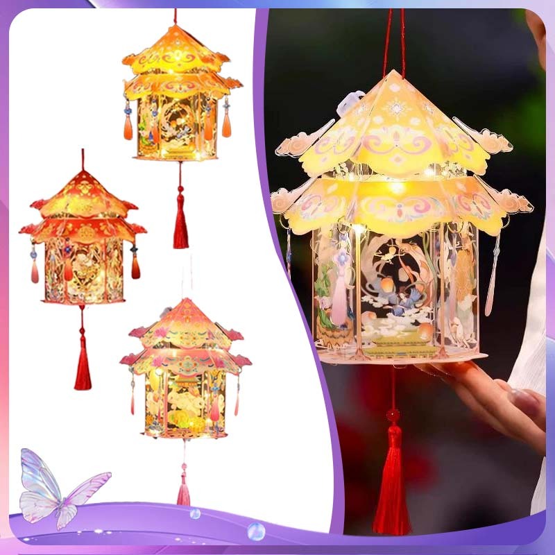 DIY Prakarya Lentera Lampion Lampion Mainan Anak DIY Lentera DIY Lantern Lampu Led Lantern Light Gan