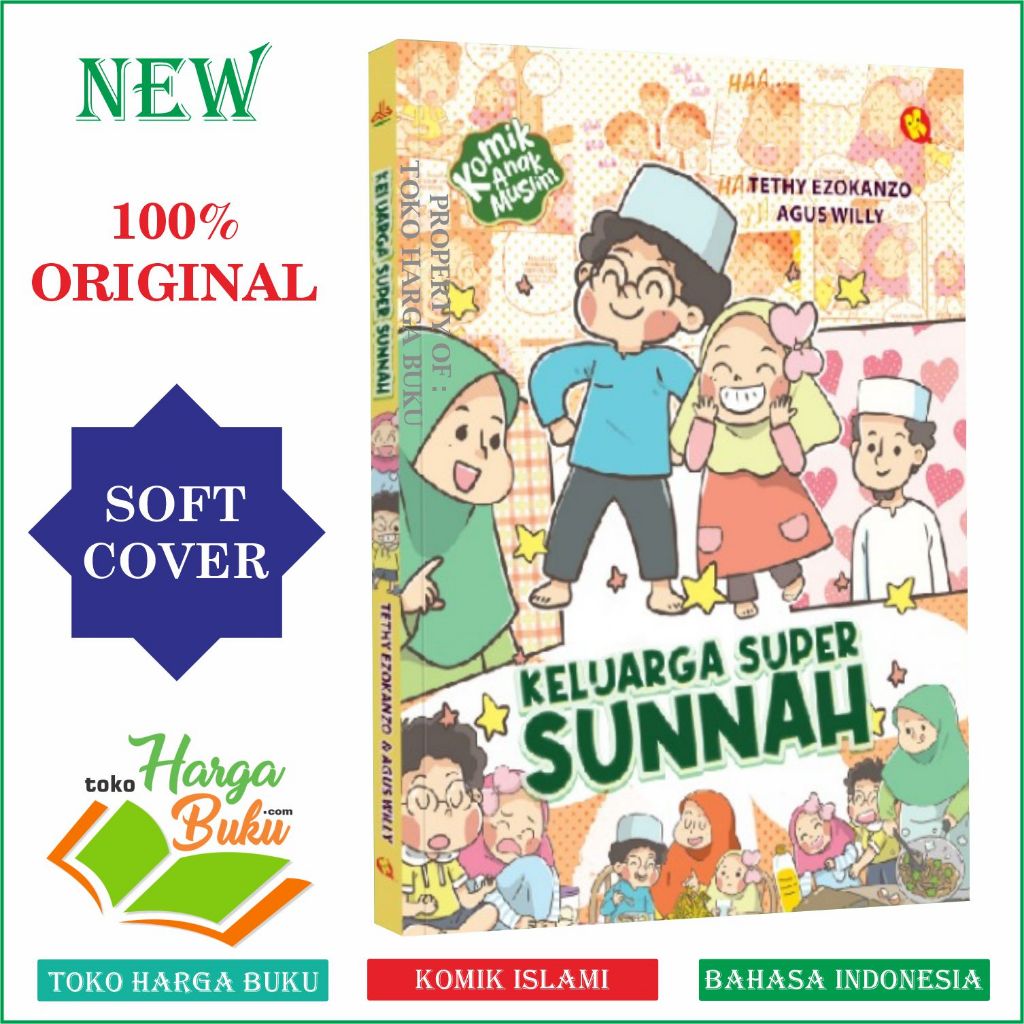 Foto Komik Keluarga Super Sunnah FULL COLOR Buku Anak Muslim Original Pustaka Al-Kautsar Kids