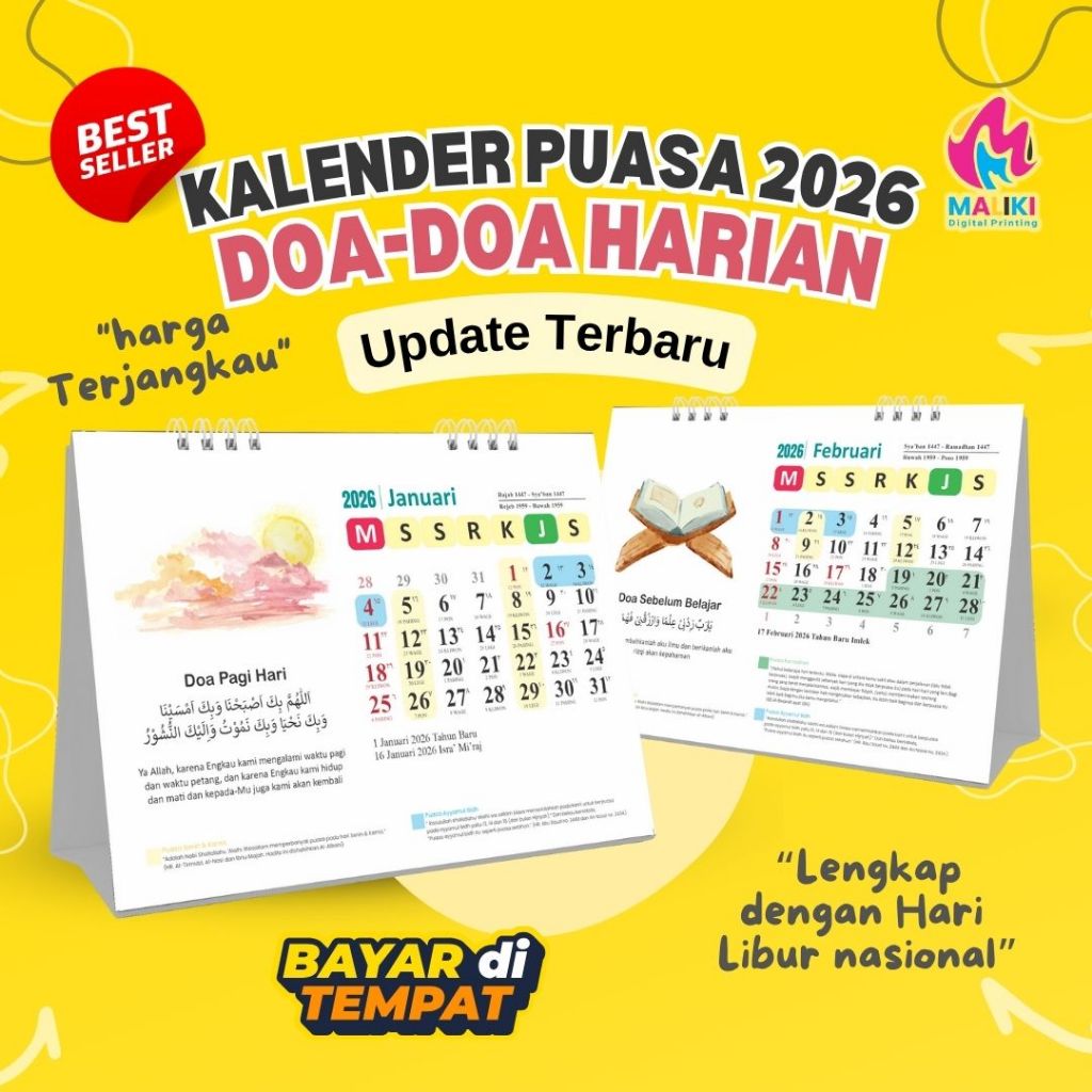 KALENDER PUASA & DOA-DOA HARIAN UPDATE 2026