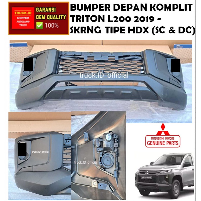 BEMPER BUMPER DEPAN TRITON 2019 2020 2021 2022 2023 (HDX/GLX) *1281