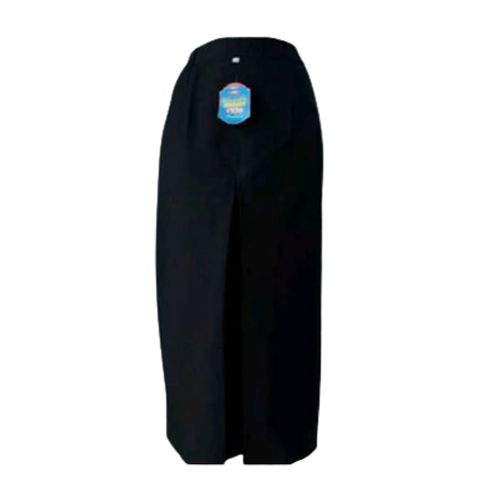 TERLARIS ROK SPAN 1 PANJANG HITAM BAHAN DRILL POLOS SERAGAM SEKOLAH SMP ANAK PEREMPUAN