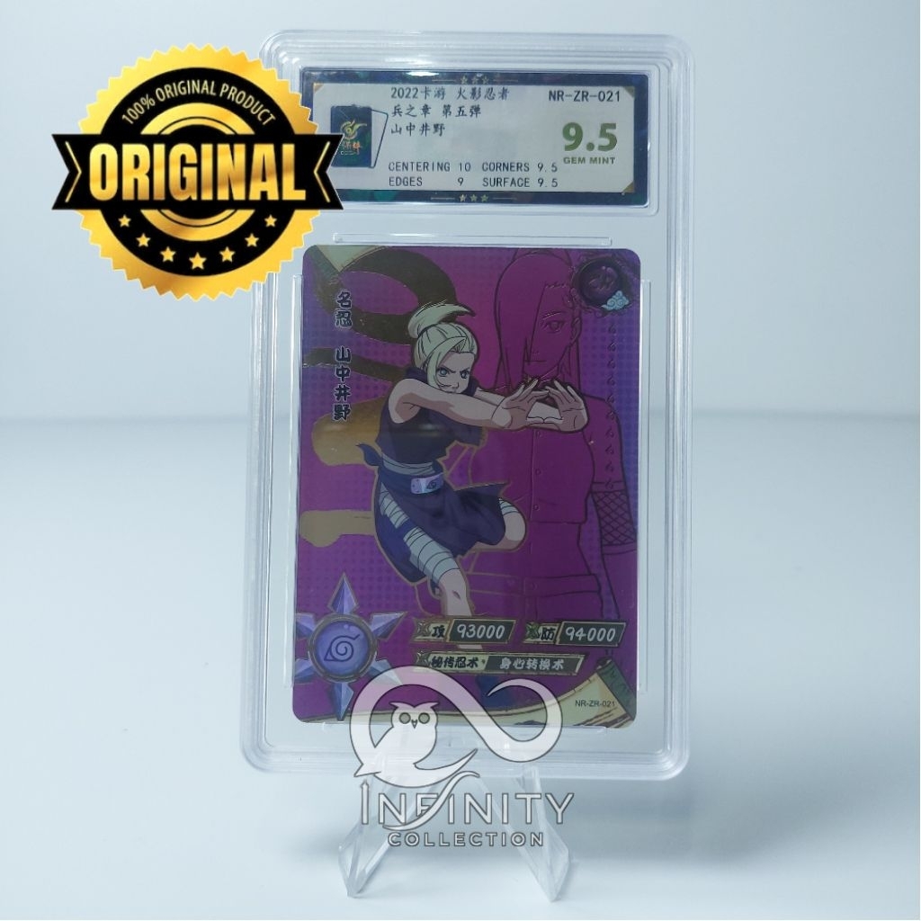 Kartu Naruto (Slab Ino CR Grading) Original