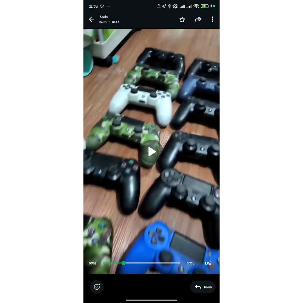 stik ps4 ledbar CAMO ORIGINAL MESIN