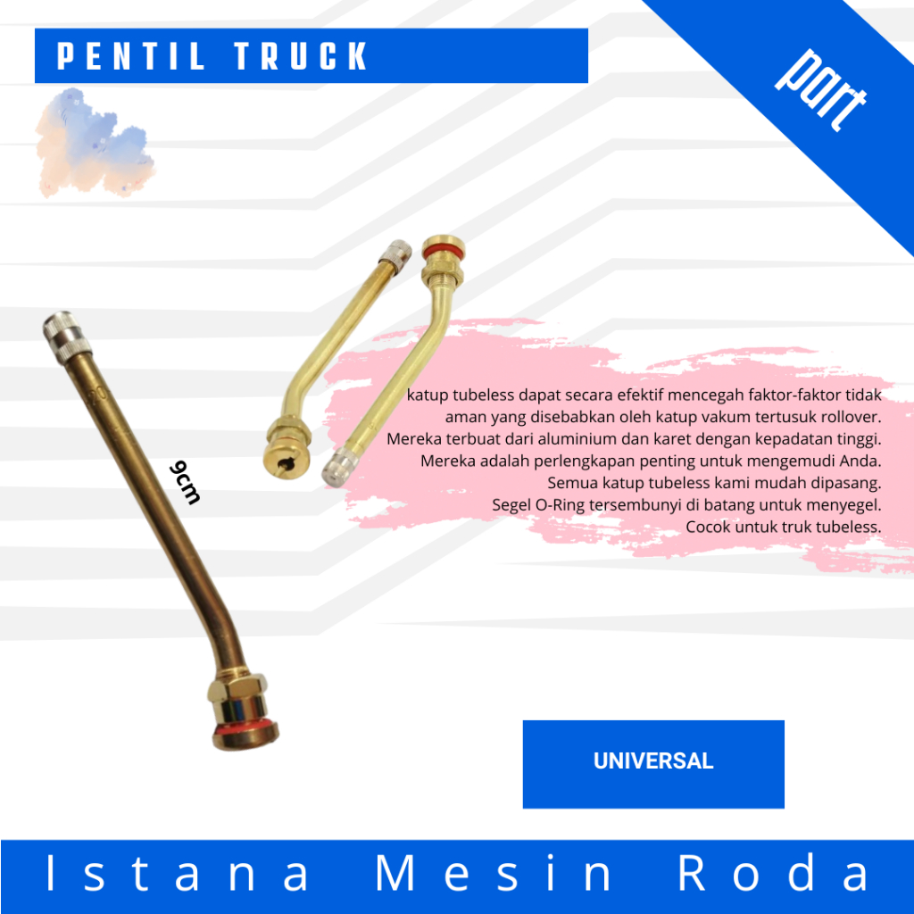 Pentil Tubeless Mobil Truck Bus Pentil Tubeles Bis Truk pentil bengkok truck /Pentil Tubles Tubeles 
