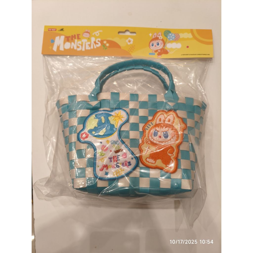 Tas Keranjang Labubu Tas Belanja Labubu Tas Anyaman Labubu Tote Bag Labubu