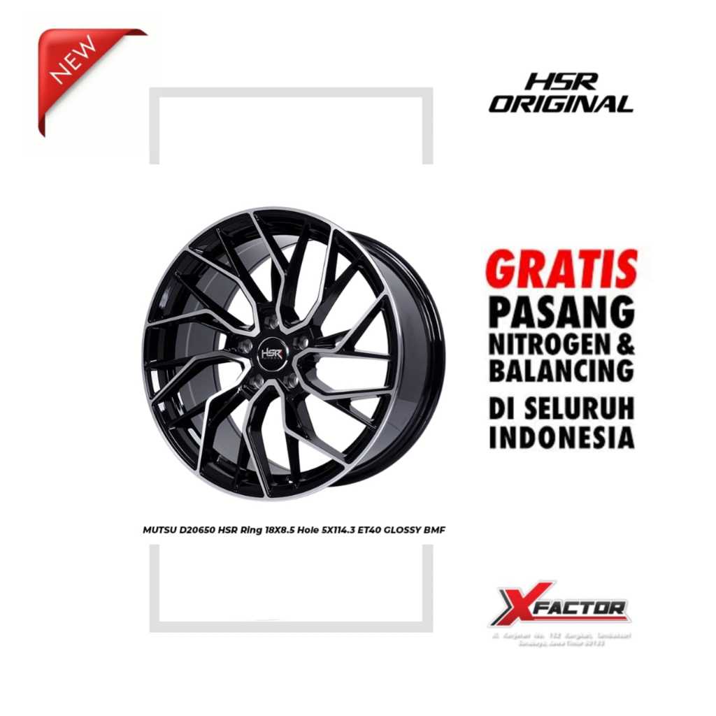 VELG MOBIL R18 HSR R18 MUTSU R18X8.5 H 5X114,3 ET40 GBMF