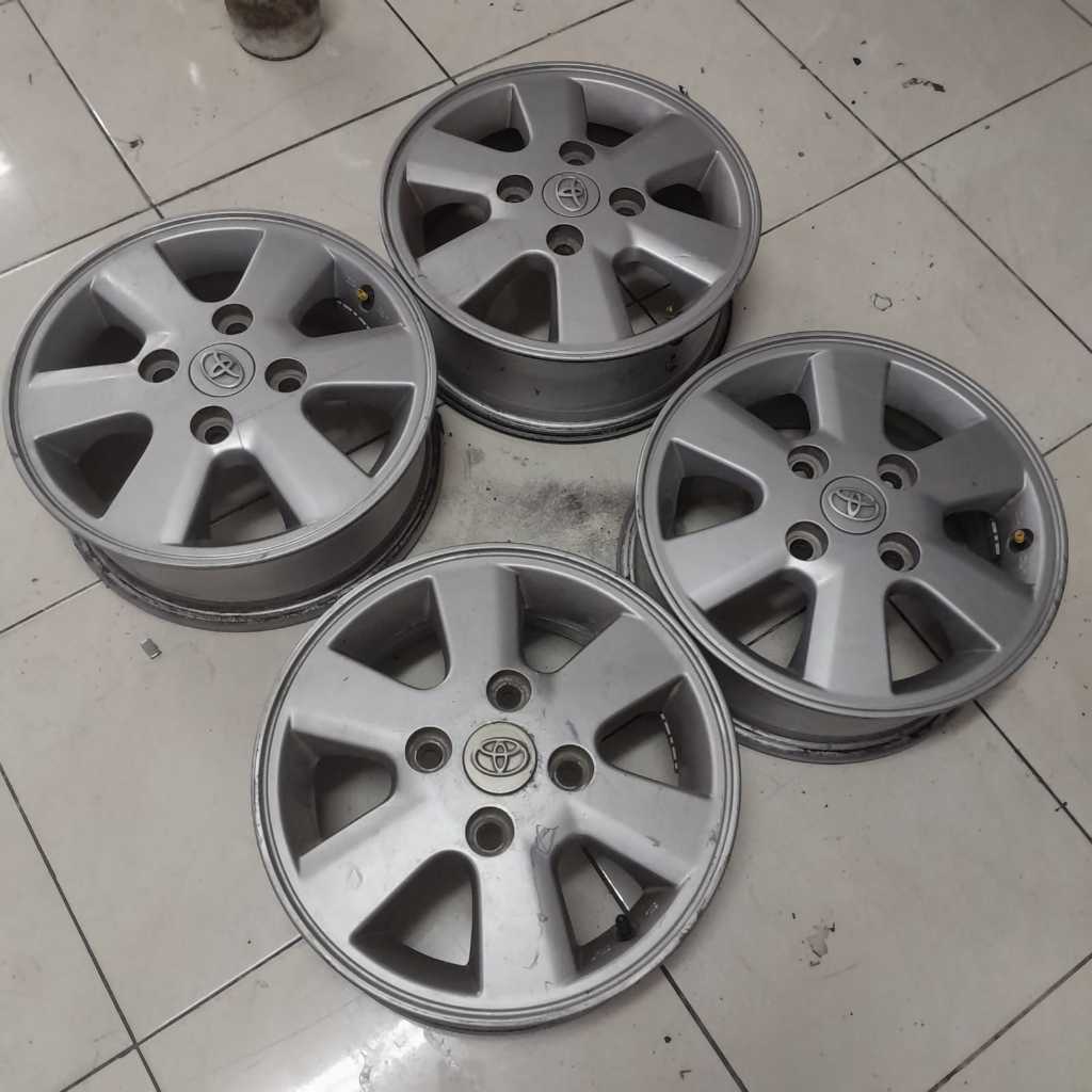 VELG MOBIL ORI STD AVANZA RING 14 LEBAR 5 LUBANG BAUT PCD 4x114 ET45 PELEK KIJANG XENIA