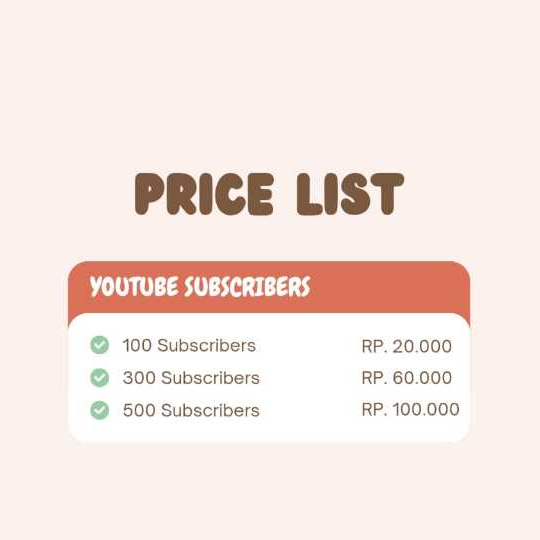 SUBSCRIBER YOUTUBE REAL AKTIF PERMANEN BERGARANSI
