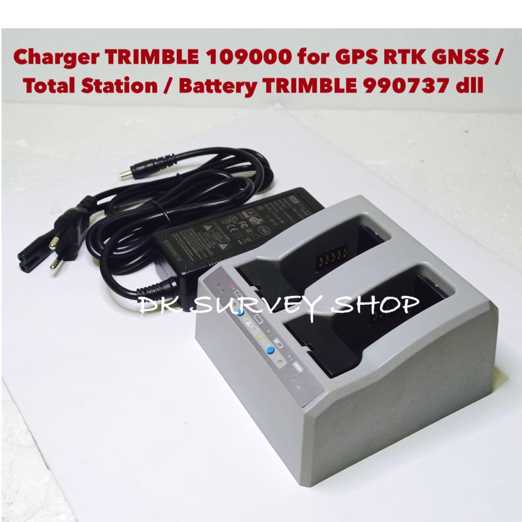 CHARGER TRIMBLE 109000 / CHARGER UNTUK TRIMBLE BATTERY R10 R12 / BATERAI TRIMBLE GPS RTK GNSS R10 R1