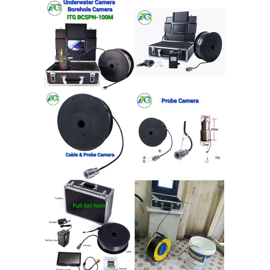 Borehole Camera Type ITG BCSPN-150M
