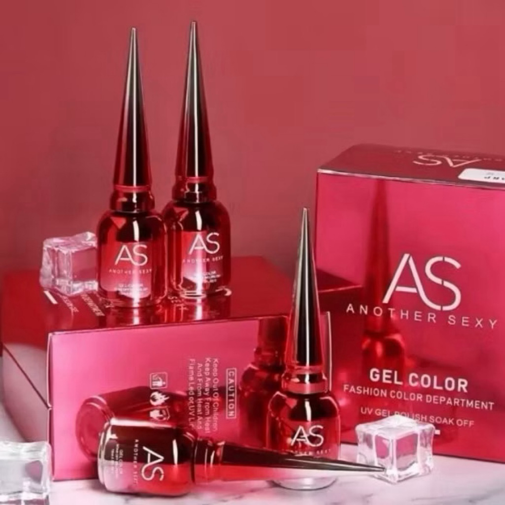 AS NAIL PREP GEL 15ML TOP COAT - BASE COAT - NAIL COLOR AS JELLY - KUTEK GEL AS