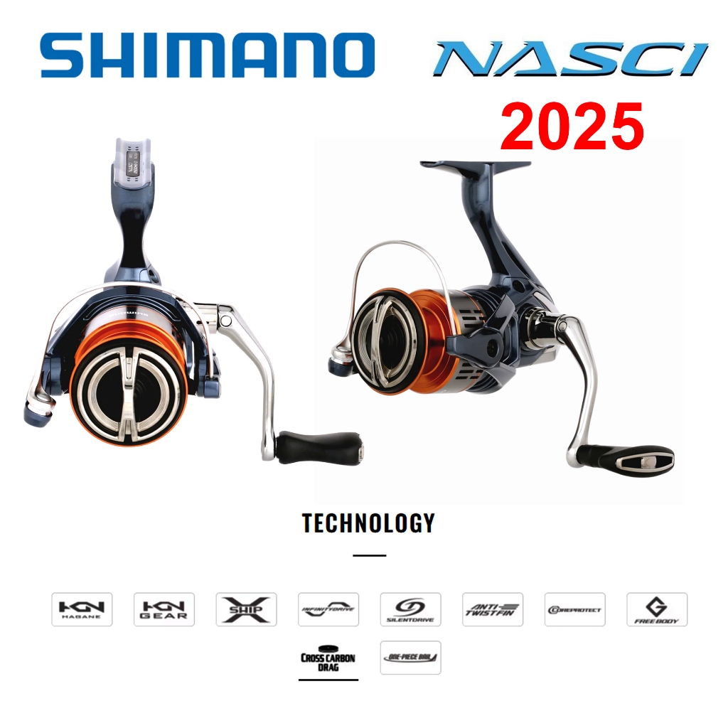 REEL SHIMANO NASCI TERBARU 2025