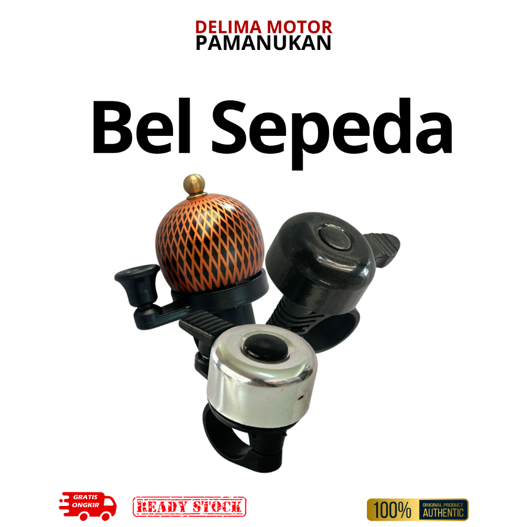 Bel Sepeda Kring Klasik Retro / Bel Masjid Logam Suara Nyaring – Aksesoris Sepeda Lipat MTB Onthel