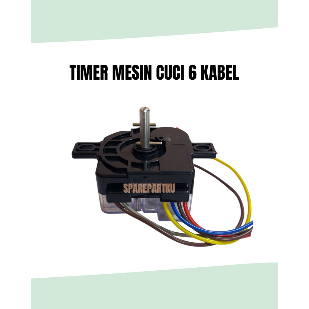 Timer Mesin Cuci 6 Kabel