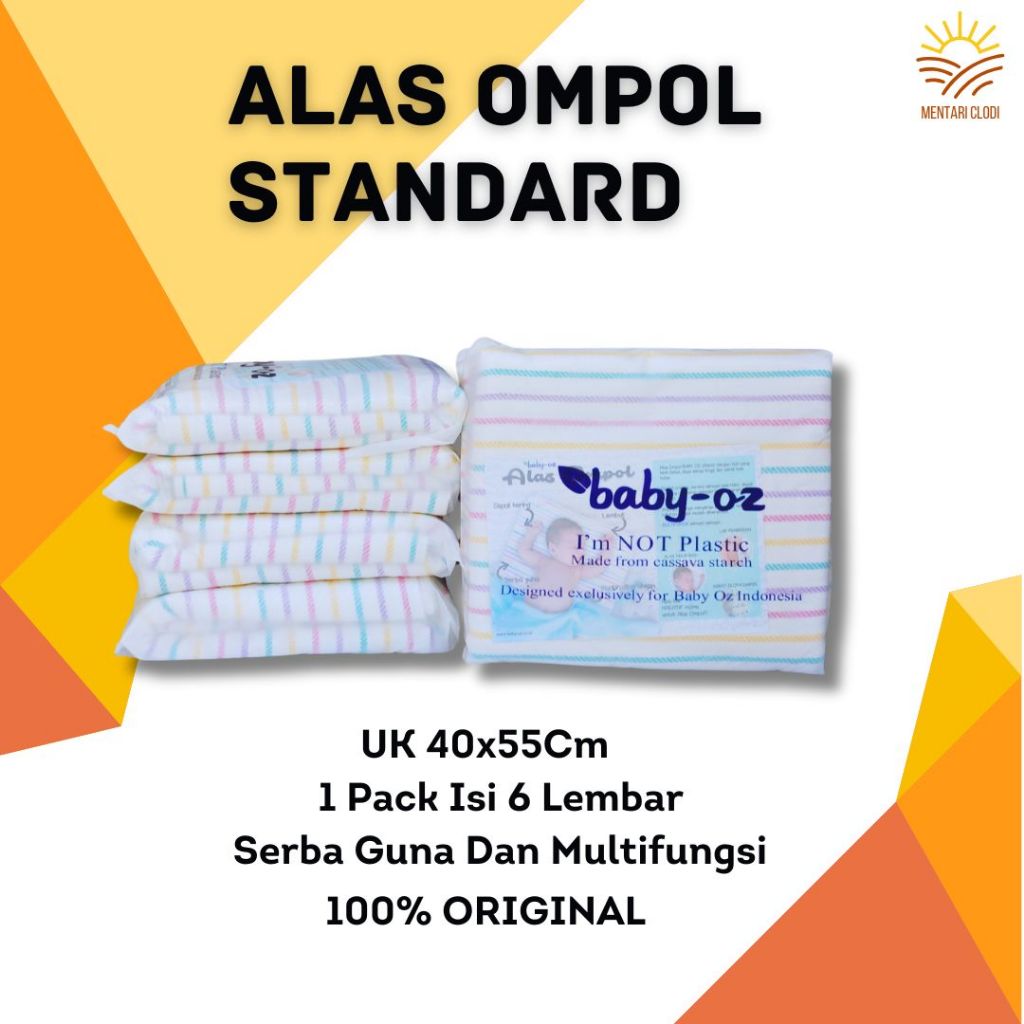 ORIGINAL Alas Ompol Baby Oz Garis / Popok Lurik Pipis Bayi Katun Tebal Kualitas Premium