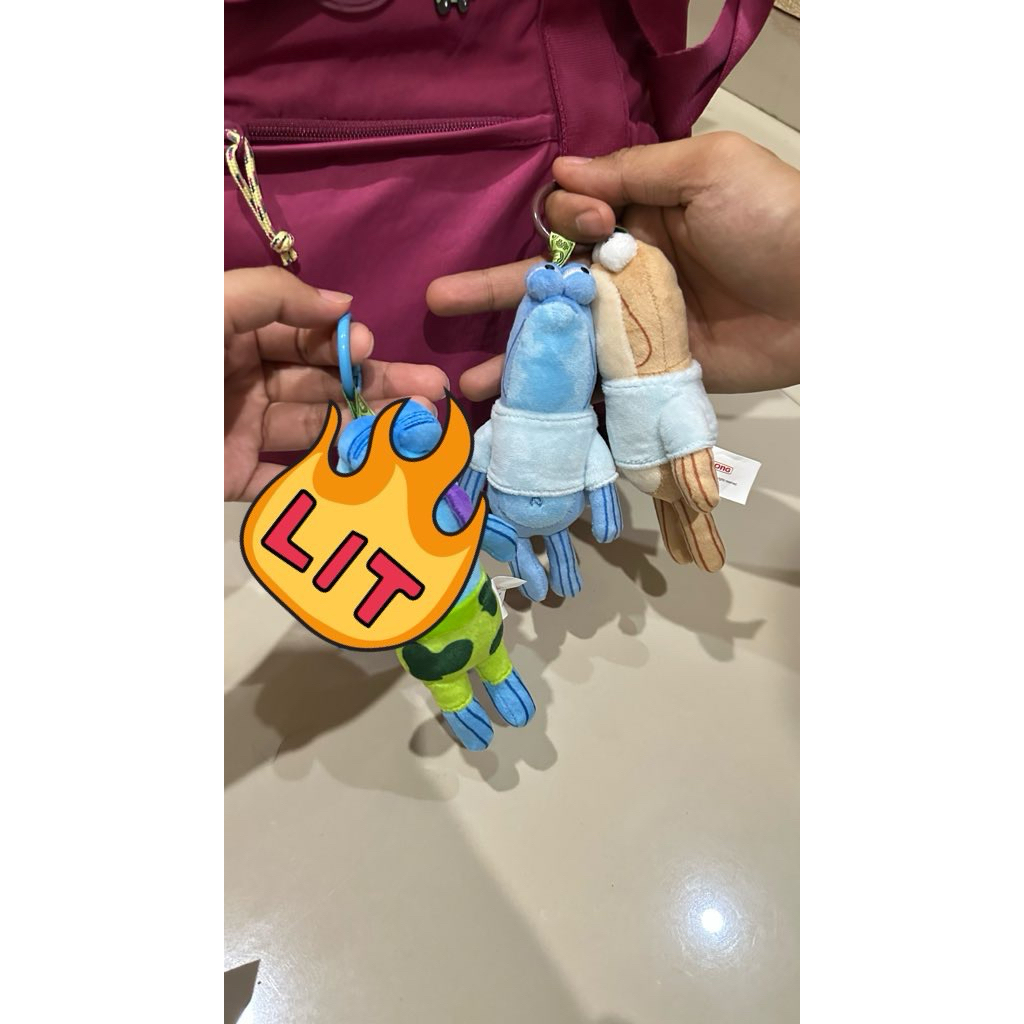 [SECRET] PopMart Blind Box Bikinibottom Buddies Ikan Teri Spongebob Blindbox PopMart Unsealed