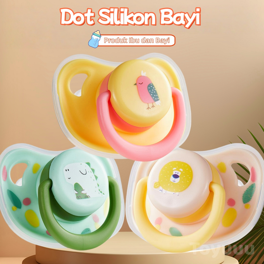 Bayi Silikon Gepeng Datar Bpa Free/Dot Silikon Bayi/Empeng Dot/Dot Bayi Empeng/Peng Bayi/Empeng Bayi