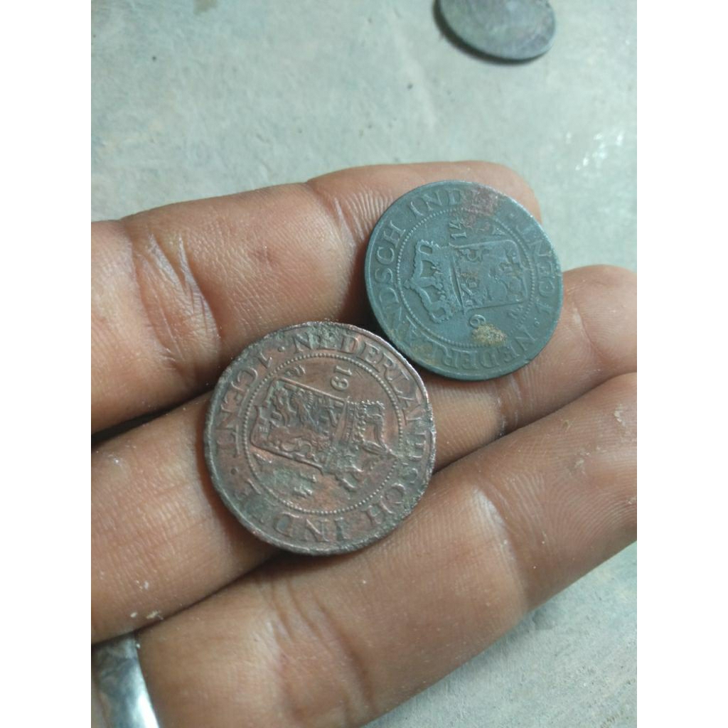 koin benggol 1 Cent tahun acak/koin koleksi kuno 1 cent