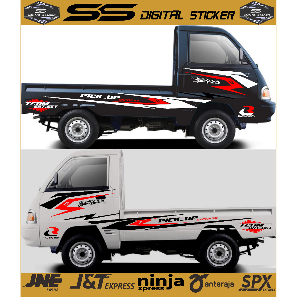 Stiker Stiker Pickup Tss120 Pickup,Granmax Pickup,Apv Pickup,Staga Pickup,L300 Pickup,Kijang Pickup,