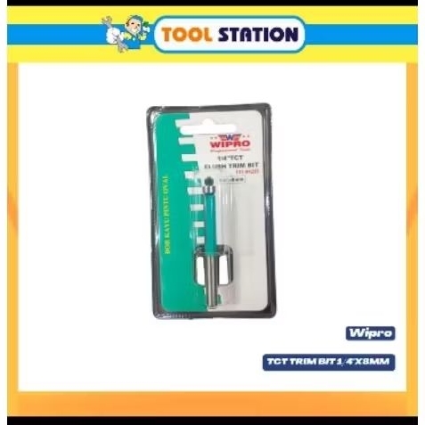 Wipro Mata Router TCT Flush Trim Bit 1/4"