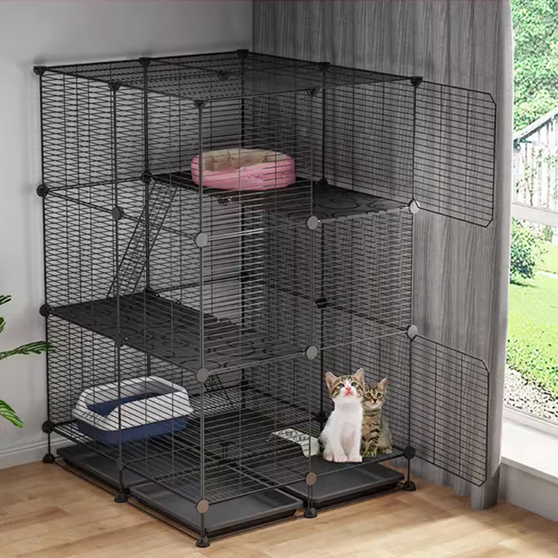 Kandang Kucing Tingkat Pagar Kucing Tinggi Kandang Kucing Kandang Hewan