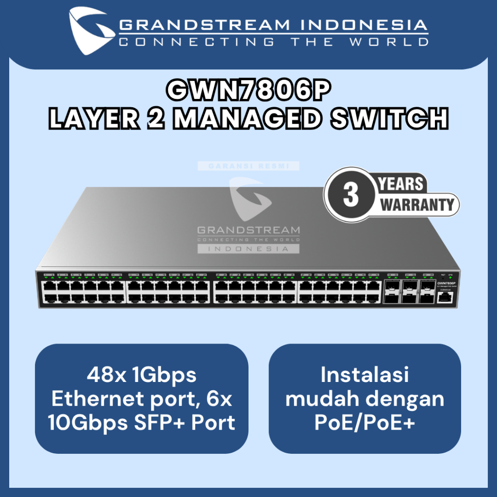 Grandstream Managed Switch GWN 7806P