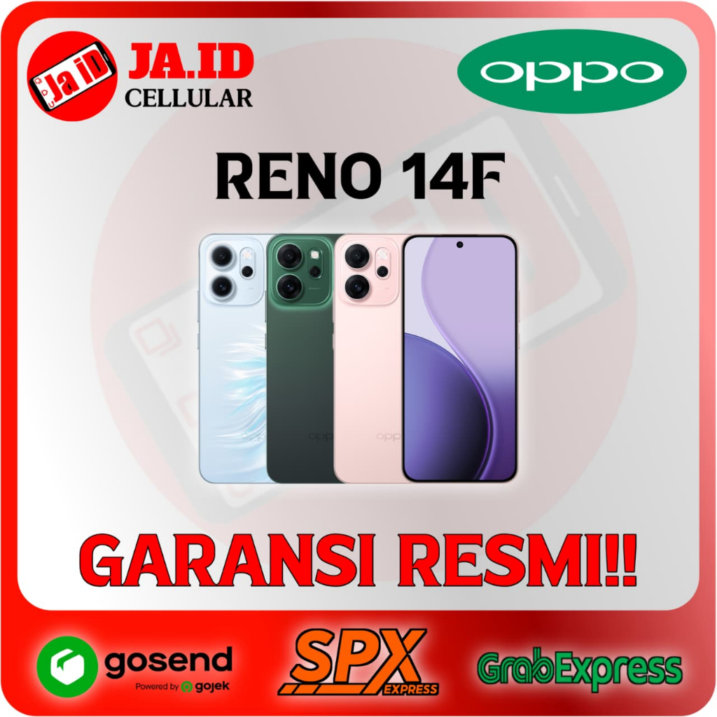 HP OPPO RENO 14F 5G ORIGINAL GARANSI RESMI