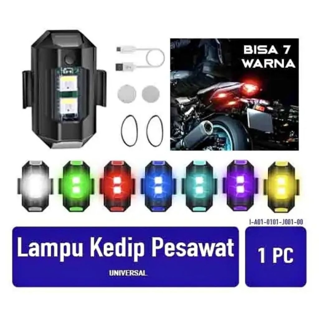 Lampu Motor Kelap Kelip | Lampu Sepeda Kelap Kelip Free Casan