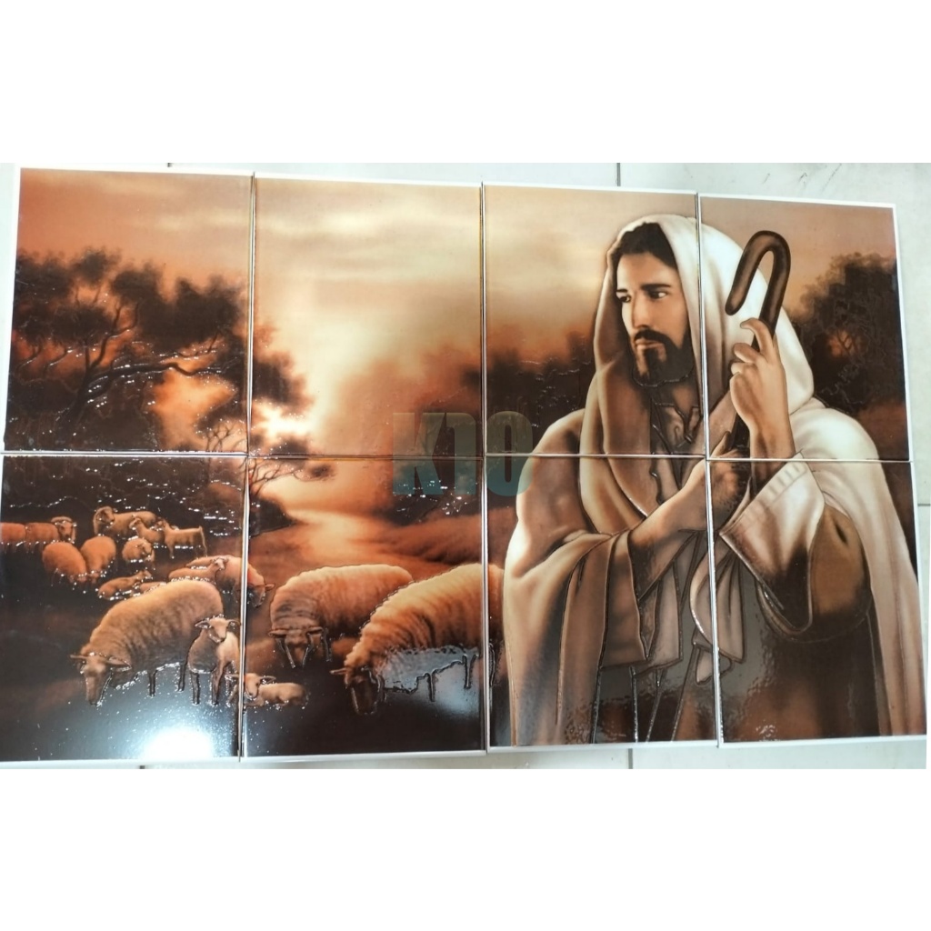 KERAMIK PANEL / KERAMIK GAMBAR YESUS BUNDA MARIA / KERAMIK GAMBAR BUAH/ KERAMIK GAMBAR SUSUN