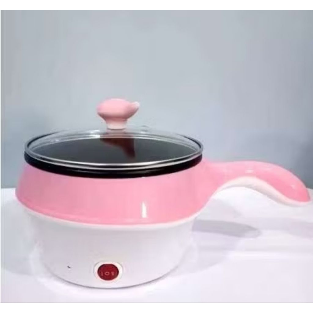 Panci Listrik Kompor Listrik Mini 1.2L KomporListrik Pelapis Anti Lengket Multifungsi  panci listrik