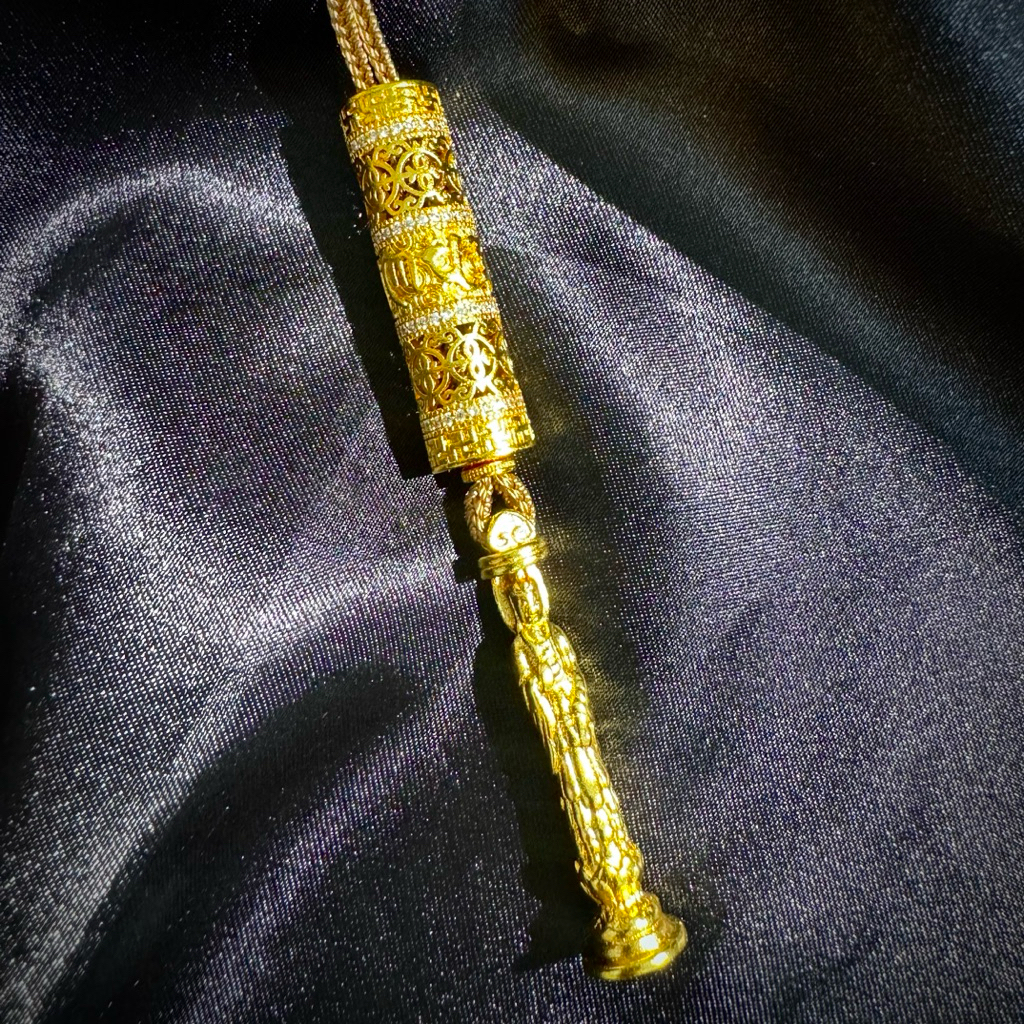 Kalung Guanyin Emas Pasir Vietnam 100% Asli 14g