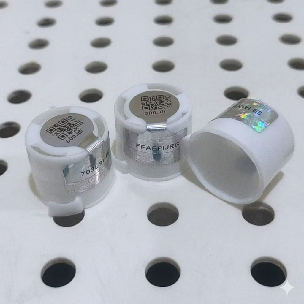 [ 3 pcs ] Segel Hologram Tutup Tabung Gas Pink 5,5 kg dan 12 kg