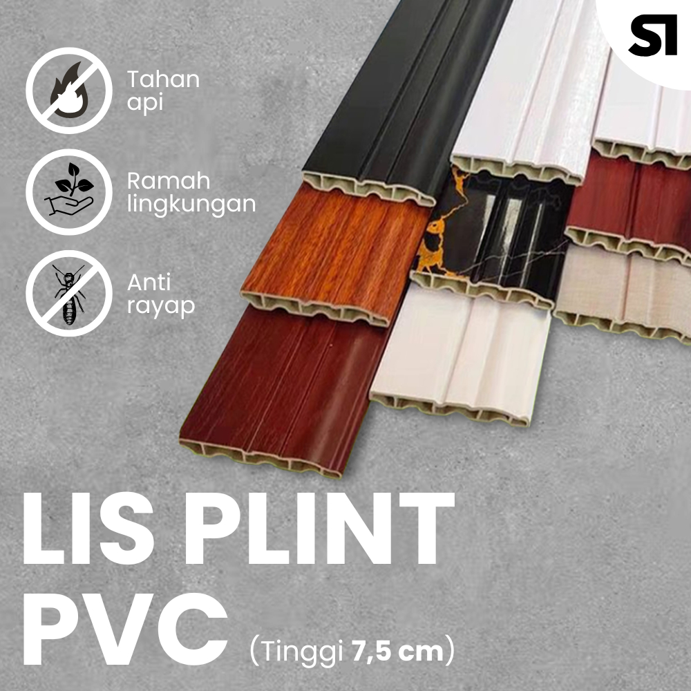 LIS PLINT PVC, LIS PLINT PVC 7,5 CM, PVC LIS FLOORING