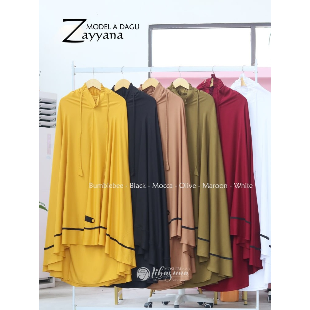MOSLEM LIBASUNA - Mukena Dagu Couple Zayyana Anak Remaja Dewasa Bahan Rayon Polos Adem