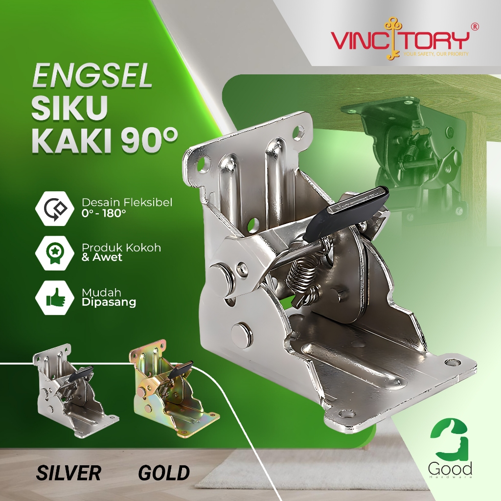 Bracket Engsel Kaki Meja Siku Lipat Engsel Siku 90 Derajat Engsel Siku Meja Kursi Lipat 1Pcs