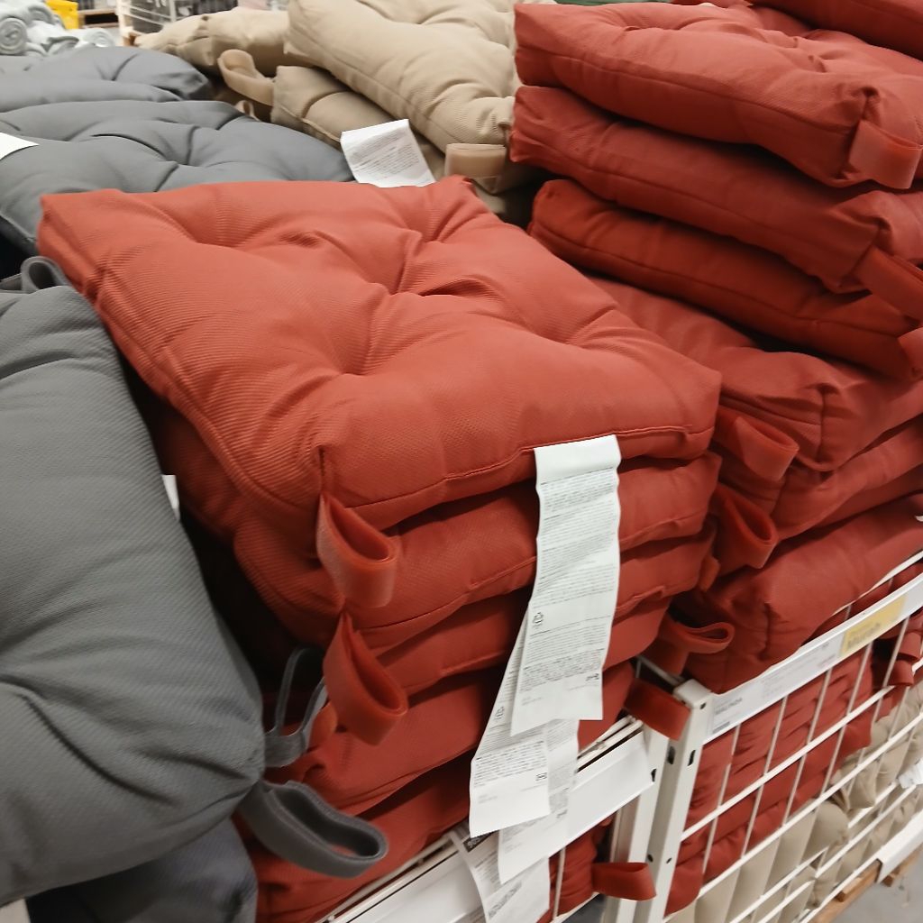 Bantal duduk kursi kayu bantal sofa chairpad titik busa duduk empuk