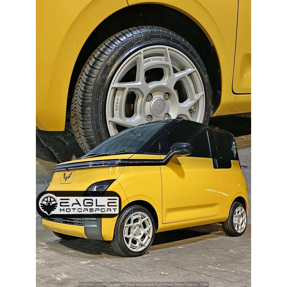 JUAL PAKETAN VELG BAN MOBIL WULLING AIR EV HSR DESING DECA R14