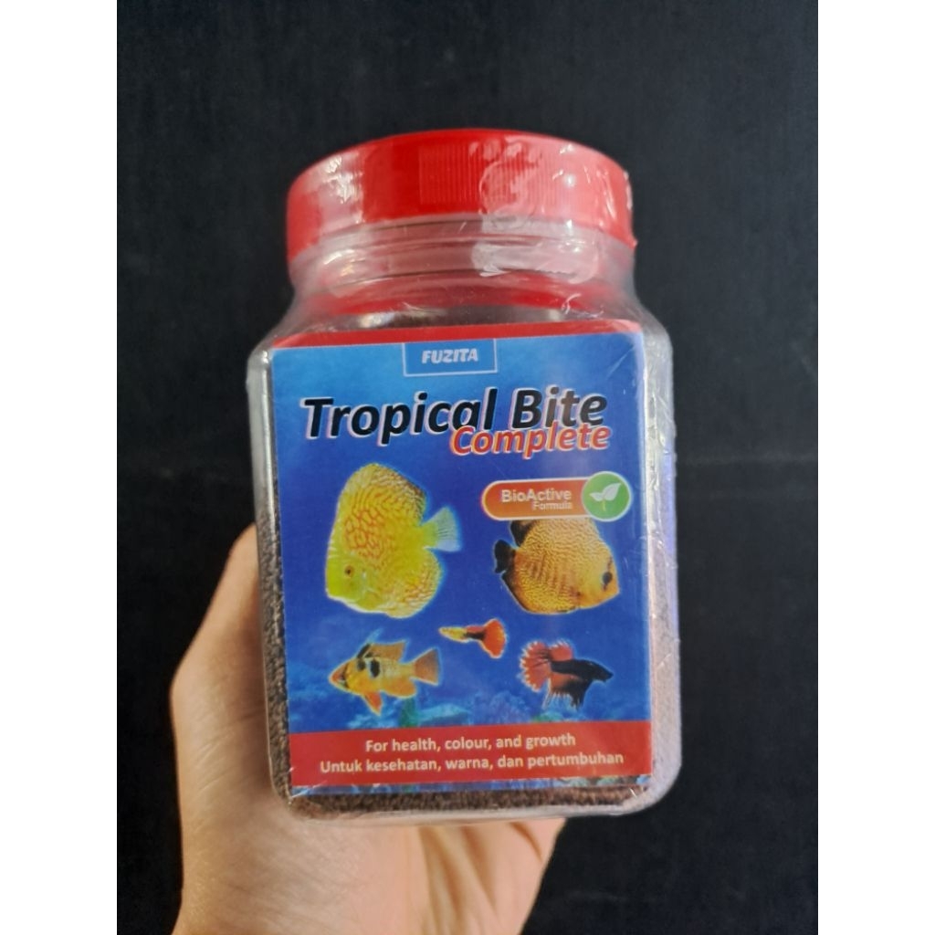 Pelet Tropical Bite Complete / Pelet Ikan Kecil / Pakan Ikan Hias / Pelet Glofish Ikan Warna Warni