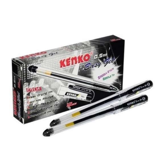 Bolpen Gel Kenko Easy Gel(12pc)/Pulpen / Balpen/Pen/Pena/Ballpoint