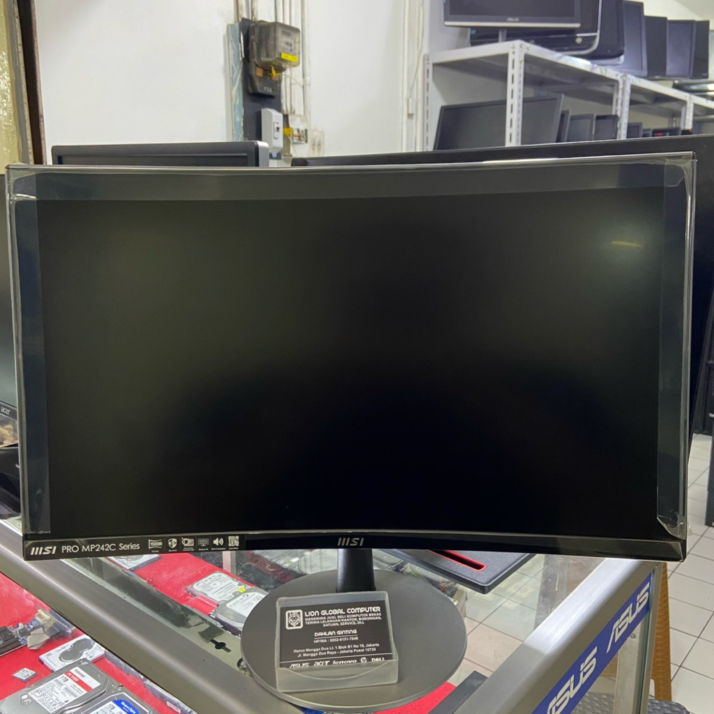 monitor msi pro mp242 curved 24inchi 75hz fhd