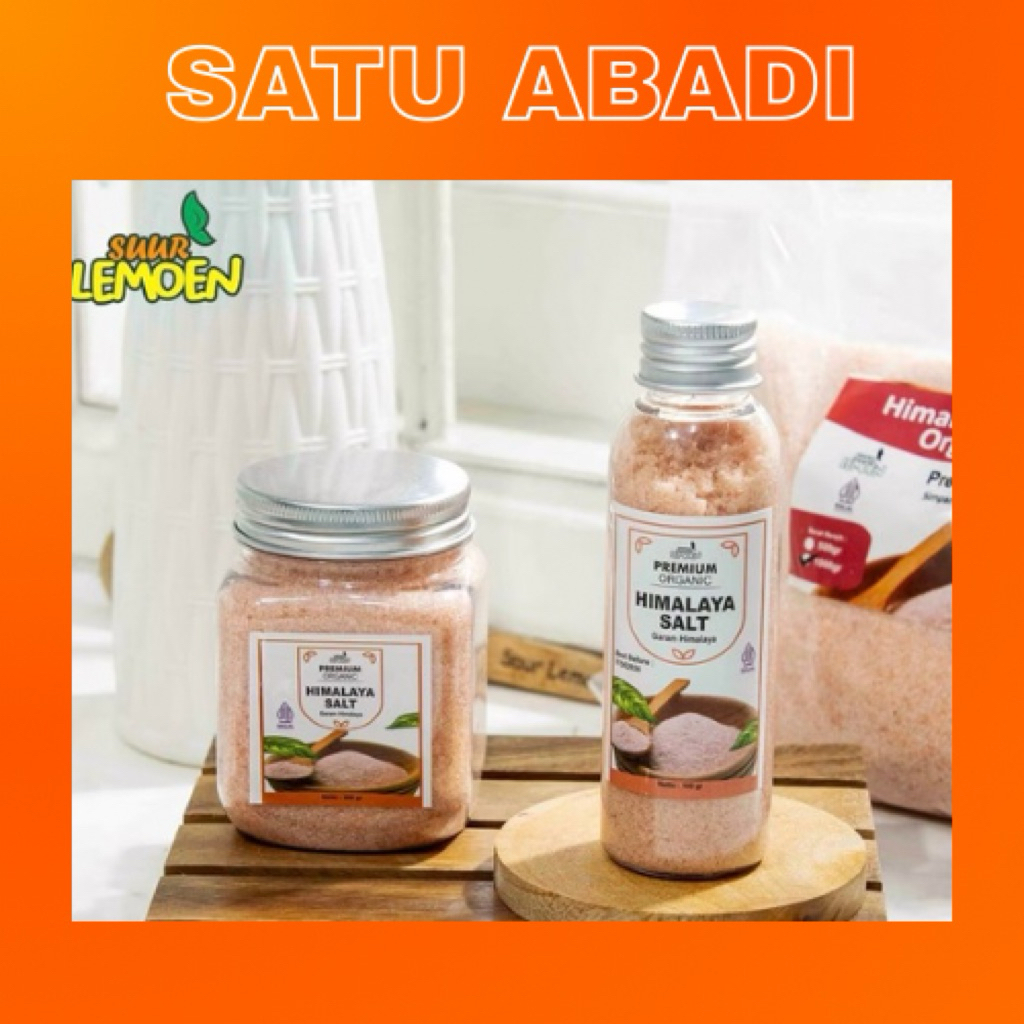 Garam Himalaya Organik ORIGINAL Premium Halal BPOM- Rendah sodium,diet,tinggi mineral,sehatalami