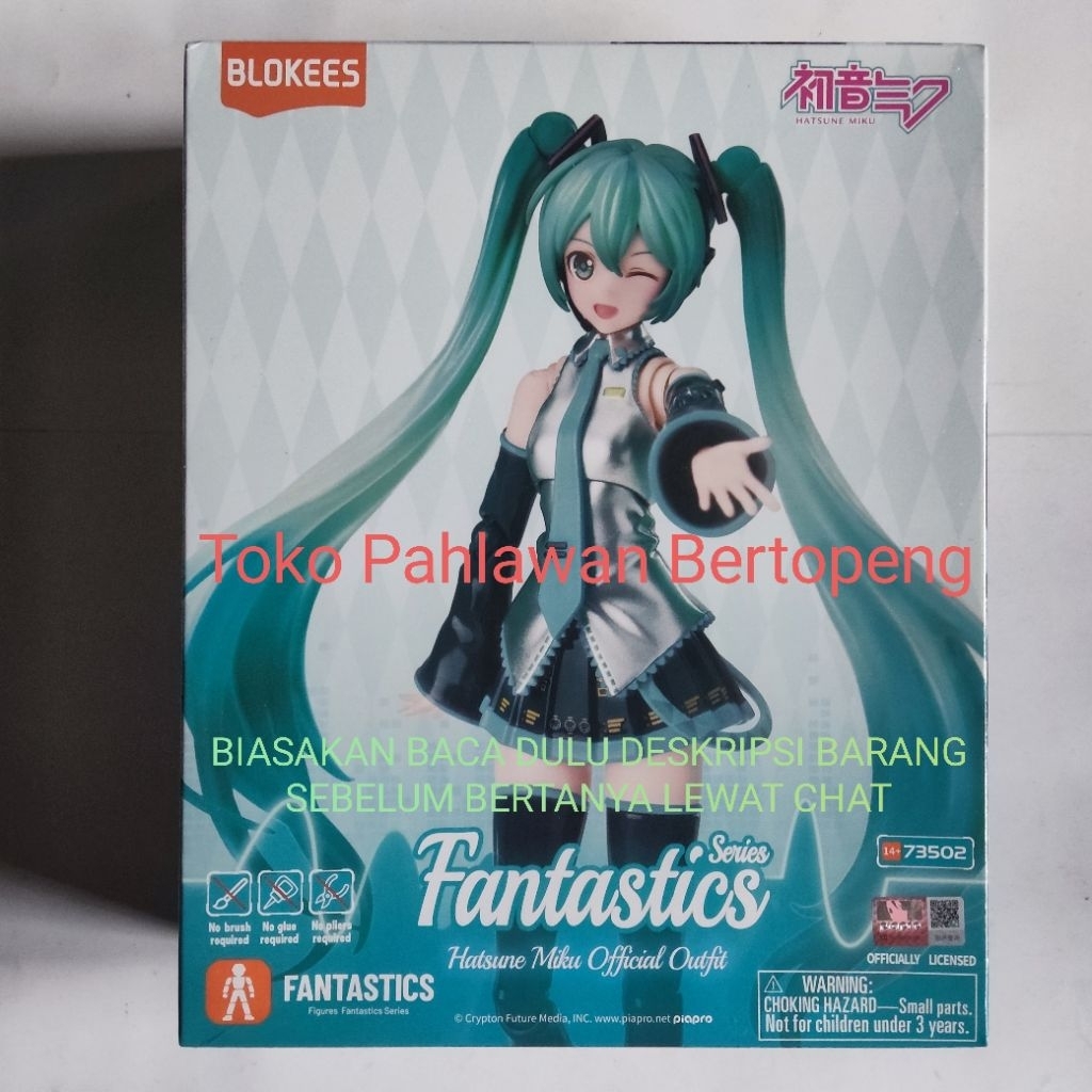 Blokees Hatsune Miku Fantastic Series [MISB/New/Baru] - ( TAG : Sakura Vivid Echoes Figma Nendoroid 