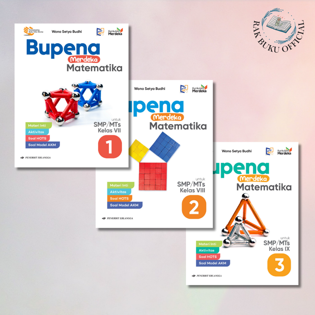BUKU BUPENA MATEMATIKA SMP KLS.7, 8 & 9/KM PENERBIT ERLANGGA