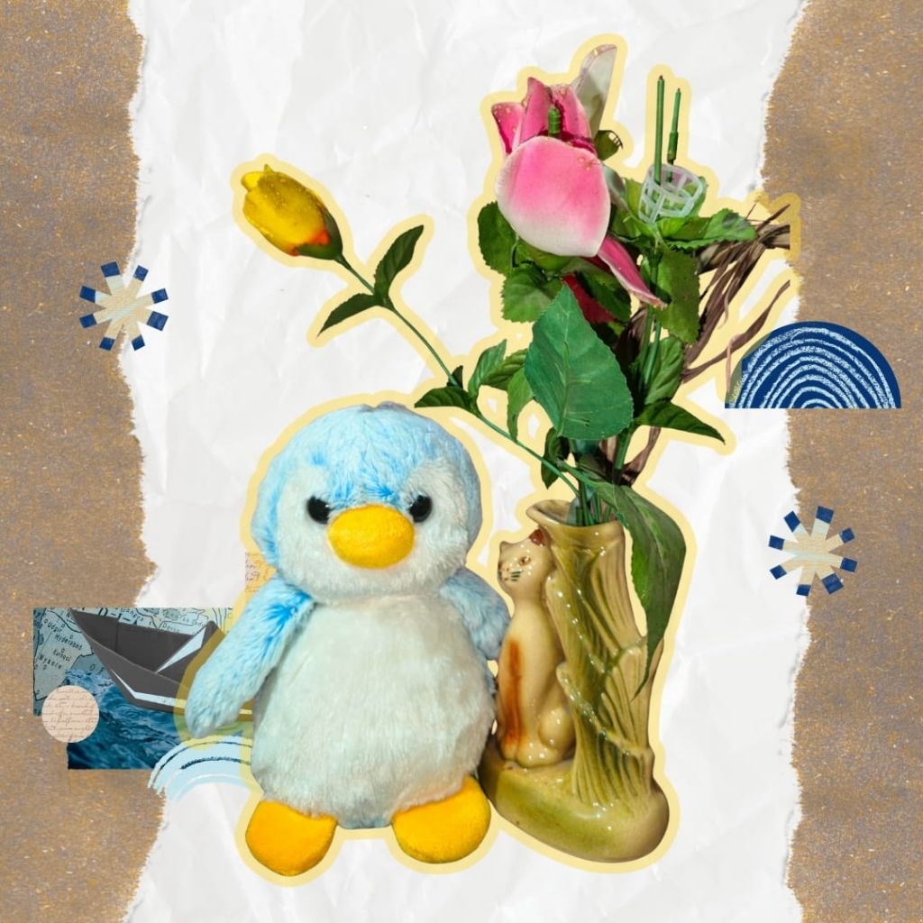 Boneka Pinguin Biru Miniso // Blue Penguin Doll(Miniso)